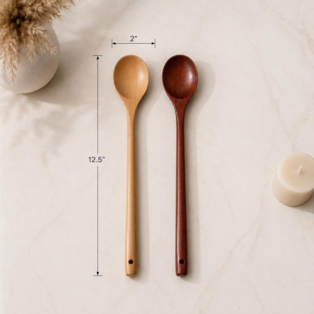 7-Piece Teak Wood Kitchen Utensil Set
